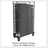 A Picture of product SAF-5000FCWTDG Safco® Event Folding Chair 5000 Series Supports Up to 225 lb, 18" Seat Height, White Back, 4/Carton