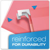 A Picture of product PFX-415315PIN Pendaflex® Colored Reinforced Hanging Folders Legal Size, 1/5-Cut Tabs, Pink, 25/Box