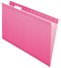 A Picture of product PFX-415315PIN Pendaflex® Colored Reinforced Hanging Folders Legal Size, 1/5-Cut Tabs, Pink, 25/Box