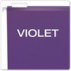 A Picture of product PFX-415315VIO Pendaflex® Colored Reinforced Hanging Folders Legal Size, 1/5-Cut Tabs, Violet, 25/Box