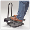 A Picture of product SAF-5124 Safco® Task Master® Adjustable Footrest Height 20w x 12d 5.5 to 15h, Black