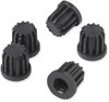 A Picture of product SAF-5130 Safco® Task Master® Tubular Base Inserts Black, 5/Set