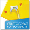 A Picture of product PFX-415315YEL Pendaflex® Colored Reinforced Hanging Folders Legal Size, 1/5-Cut Tabs, Yellow, 25/Box