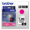 A Picture of product BRT-LC10EM Brother LC10EBK, LC10EC, LC10EM, LC10EY Ink INKvestment Super High-Yield 1,200 Page-Yield, Magenta
