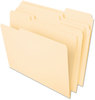 A Picture of product PFX-421013 Pendaflex® Interior File Folders 1/3-Cut Tabs: Assorted, Letter Size, Manila, 100/Box