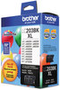 A Picture of product BRT-LC2032PKS Brother LC2033PKS-LC205Y Ink LC2032PKS Innobella High-Yield 550 Page-Yield, Black, 2/Pack