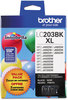 A Picture of product BRT-LC2032PKS Brother LC2033PKS-LC205Y Ink LC2032PKS Innobella High-Yield 550 Page-Yield, Black, 2/Pack