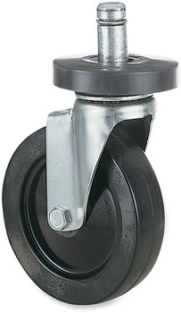 Safco® Caster Kit for Task Master Industrial Shelving Units, Black, 4/Set (2 Locking), Ships in 1-3 Business Days