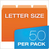A Picture of product PFX-42338 Pendaflex® Ready-Tab™ Reinforced File Folders 1/3-Cut Tabs: Assorted, Letter Size, Colors, 50/Pack