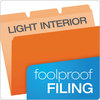 A Picture of product PFX-42338 Pendaflex® Ready-Tab™ Reinforced File Folders 1/3-Cut Tabs: Assorted, Letter Size, Colors, 50/Pack