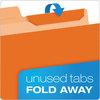 A Picture of product PFX-42338 Pendaflex® Ready-Tab™ Reinforced File Folders 1/3-Cut Tabs: Assorted, Letter Size, Colors, 50/Pack