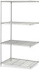 A Picture of product SAF-5289GR Safco® Industrial Add-On Unit Four-Shelf, 36w x 24d 72h, Steel, Metallic Gray, Ships in 1-3 Business Days