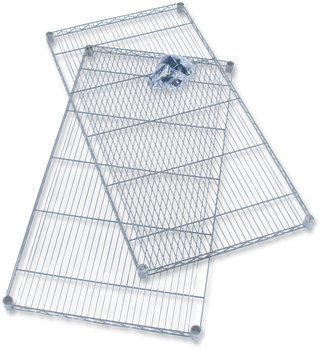 Safco® Industrial Extra Shelf Pack 48w x 24d 1.5h, Steel, Metallic Gray, 2/Pack
