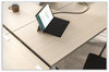 A Picture of product SAF-5508WHNA Safco® Ready™ Home Office Desk 45.5" x 23.5" to 29.5", Beige/White, Ships in 1-3 Business Days