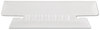 A Picture of product PFX-4312 Pendaflex® Transparent Colored Tabs For Hanging File Folders 1/3-Cut, Clear, 3.5" Wide, 25/Pack