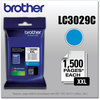 A Picture of product BRT-LC3029C Brother LC3029BK, LC3029C, LC3029M, LC3029Y Ink INKvestment Super High-Yield 1,500 Page-Yield, Cyan