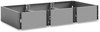 A Picture of product SAF-5520GR Safco® Triple Continuous Metal Locker Base Addition 35w x 16d 5.75h, Gray, Ships in 1-3 Business Days