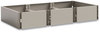 A Picture of product SAF-5520TN Safco® Triple Continuous Metal Locker Base Addition 35w x 16d 5.75h, Tan, Ships in 1-3 Business Days
