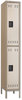 A Picture of product SAF-5523TN Safco® Double-Tier Lockers Locker, 12w x 18d 78h, Two-Tone Tan