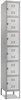 A Picture of product SAF-5524GR Safco® Box Lockers Locker, 12w x 18d 78h, Two-Tone Gray