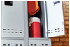 A Picture of product SAF-5526GR Safco® Double-Tier Lockers Three-Column Locker, 36w x 18d 78h, Two-Tone Gray
