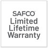 A Picture of product SAF-5580BL Safco® Onyx™ Mesh Rotating Magazine Display 16 Compartments, 18.27w x 18.27d 58.55h, Black, Ships in 1-3 Business Days