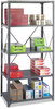 A Picture of product SAF-6267 Safco® Heavy-Duty Commercial Steel Shelving Unit Five-Shelf, 36w x 24d 75h, Dark Gray