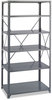 A Picture of product SAF-6270 Safco® Heavy-Duty Commercial Steel Shelving Unit Six-Shelf, 36w x 24d 75h, Dark Gray