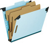 A Picture of product PFX-59252 Pendaflex® Hanging Classification Folders with Dividers Letter Size, 2 2/5-Cut Exterior Tabs, Blue