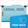 A Picture of product PFX-59352 Pendaflex® Hanging Classification Folders with Dividers Legal Size, 2 2/5-Cut Exterior Tabs, Blue