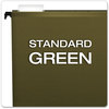A Picture of product PFX-615215 Pendaflex® SureHook® Hanging Folders Letter Size, 1/5-Cut Tabs, Standard Green, 20/Box