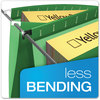 A Picture of product PFX-615215BGR Pendaflex® SureHook® Hanging Folders Letter Size, 1/5-Cut Tabs, Bright Green, 20/Box