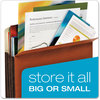 A Picture of product PFX-63264 Pendaflex® File Pocket with Tyvek® 3.5" Expansion, Letter Size, Redrope, 10/Box