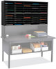 A Picture of product SAF-7751BL Safco® E-Z Sort® Sorter Module 20 Compartments, 57.5 x 13 14.25, Black, Ships in 1-3 Business Days