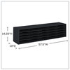 A Picture of product SAF-7751BL Safco® E-Z Sort® Sorter Module 20 Compartments, 57.5 x 13 14.25, Black, Ships in 1-3 Business Days