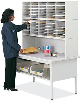 Safco® E-Z Sort® Riser 57.5 x 13 14, Black, Ships in 1-3 Business Days