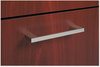 A Picture of product BSX-BLPBRIDGE HON® BL Series Field Installed Bridge Pull Arched Arch, 4.25 x 0.75 0.38, Polished Silver, 2/Carton