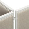 A Picture of product BSX-QC90GY HON® Versé® Quick Connect 90° Connecting Hardware Verse 90 Degree Gray, 2/Pack