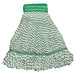 A Picture of product BEB-162024 Better Brush Products Wide Band Microfiber Looped Wet Mop. Large. Green.