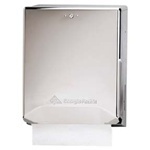 GP Combination C-Fold/ Multifold Paper Towel Dispenser.  Chrome.