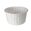 A Picture of product 971-586 Treated Paper Soufflé Portion Cups.  5.50 oz.  White Color.  250 Cups/Tube.