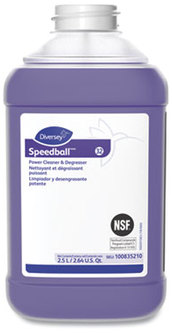 Diversey™ Speedball 2000 Power Cleaner and Degreaser. 2.5 L. Purple. Citrus scent. 2 J-Fill® bottles/carton.
