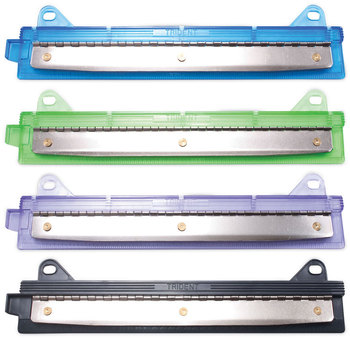McGill™ Trident Binder Punch 6-Sheet Three-Hole, 1/4" Holes, Assorted Colors