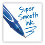 A Picture of product BIC-RGLCG11BE BIC® Gel-ocity™ Quick Dry Retractable Gel Pen Medium 0.7 mm, Blue Ink, Barrel, Dozen