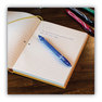 A Picture of product BIC-RGLCG11BE BIC® Gel-ocity™ Quick Dry Retractable Gel Pen Medium 0.7 mm, Blue Ink, Barrel, Dozen