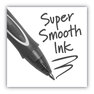 A Picture of product BIC-RGLCG11BK BIC® Gel-ocity™ Quick Dry Retractable Gel Pen Medium 0.7 mm, Black Ink, Barrel, Dozen