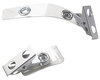 A Picture of product BAU-68010 SICURIX® ID Strap Clips 0.38" x 2.75", Clear, 25/Pack