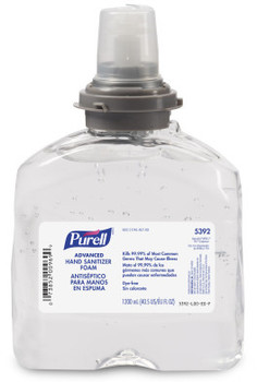 PURELL® Advanced Hand Sanitizer Gel Refills for PURELL® TFX™ Dispensers. 1200 mL. 4 refills/case.  *** EXTENDED EXPIRATION DATE 08/2025 ***