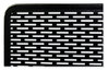 A Picture of product AOP-ART20004WH Artistic® Urban Collection Punched Metal Magazine File 3.5 x 10 11.5, White