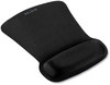 A Picture of product BLK-F8E262BLK Belkin® WaveRest® Gel Mouse Pad with Wrist Rest, 9.3 x 11.9, Black
